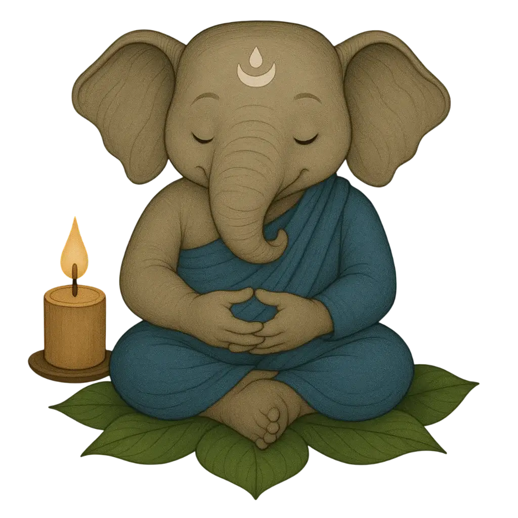 Elephant character icon